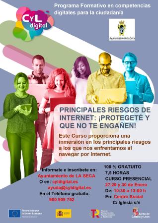 Imagen TALLER: PRINCIPALES RIESGOS DE INTERNET ¡PROTEGETÉ Y QUE NO TE ENGAÑEN!